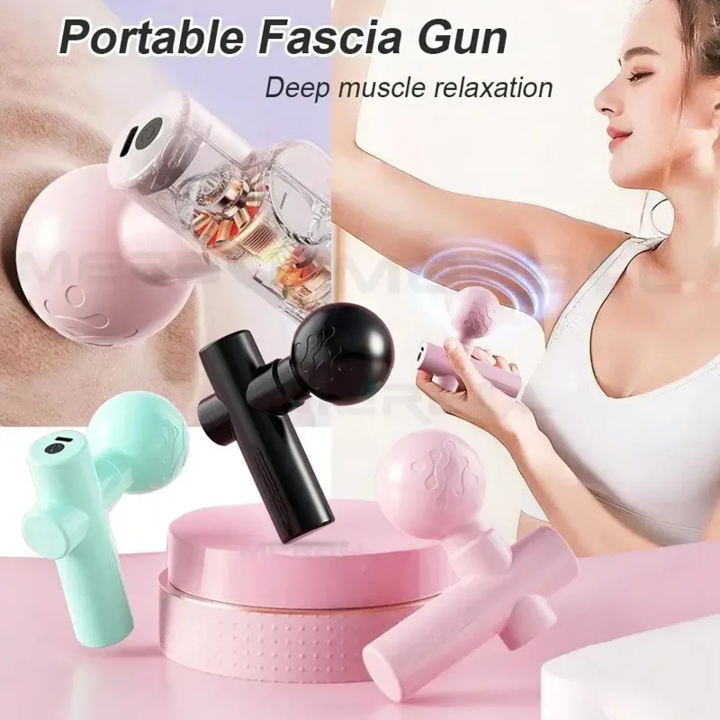 Vibraslap Percussion - 2026 Mini Masaj Tabancası Fasya Makinesi