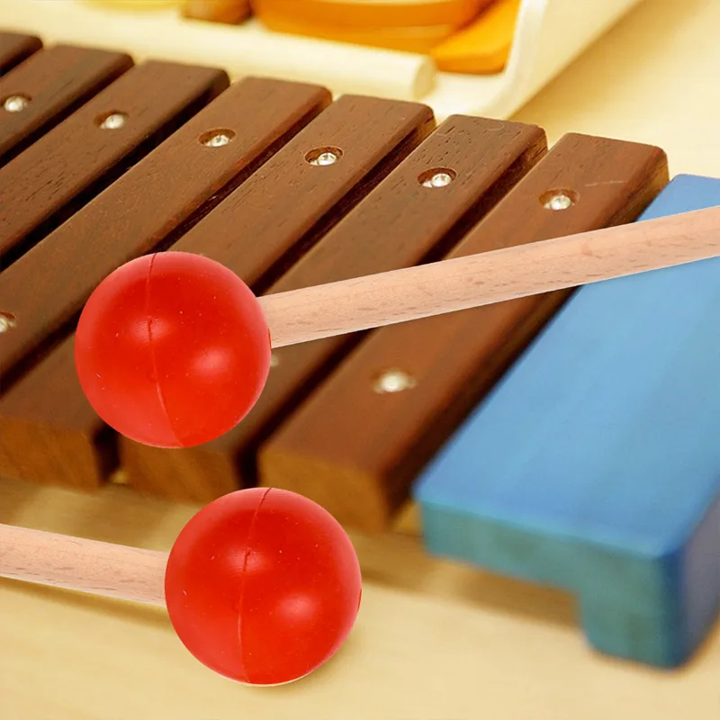 Musical Instrument Marimba - 2 çift müzik aleti tokmakları Marimba
