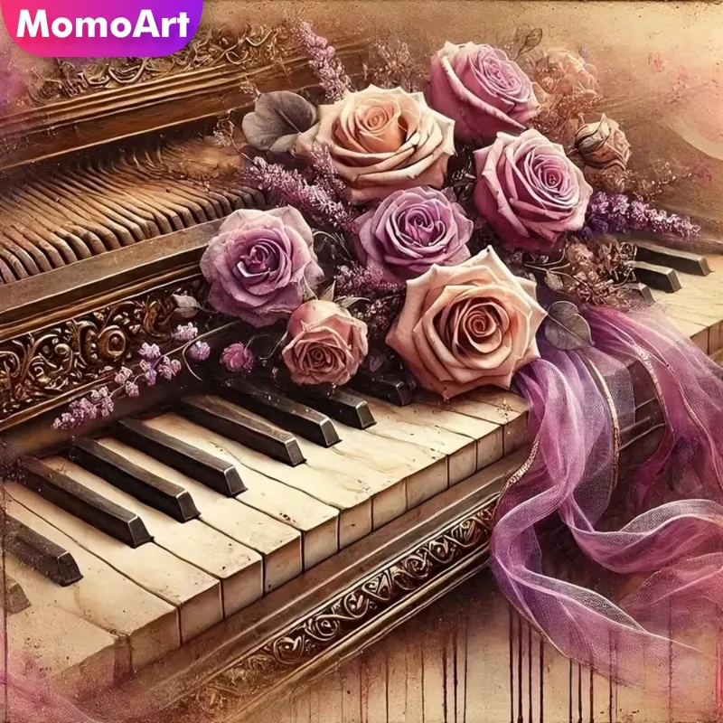 Musical Instrument Tabla - Momoart Yeni Varış Elmas Nakış Piyano