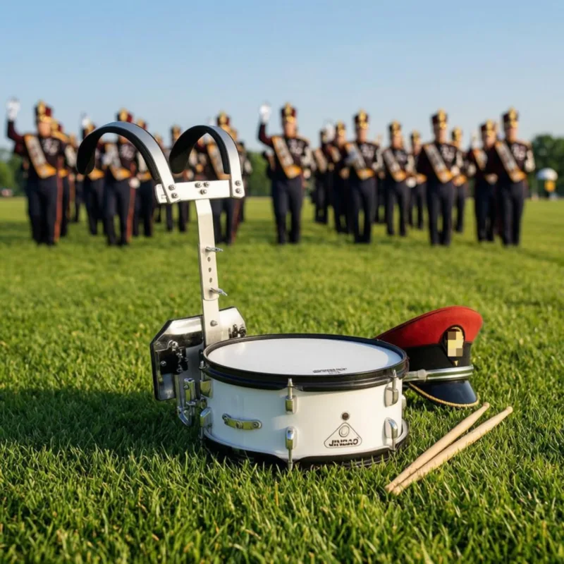 Musical Instrument Band - 13 İnçli Bando Davulu Beyaz Kaplama