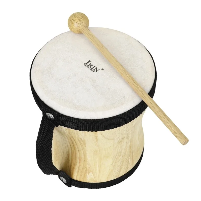 Tambourine Hand Drum - Ahşap Hint El Davulu Koyun Derisi