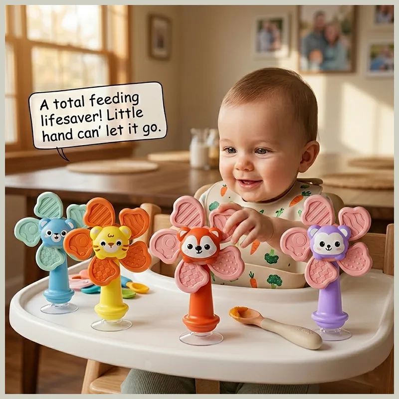 Musical Instrument Rattle - Çocuklar için Yüksek Sandalye Oyuncakları Vakumlu