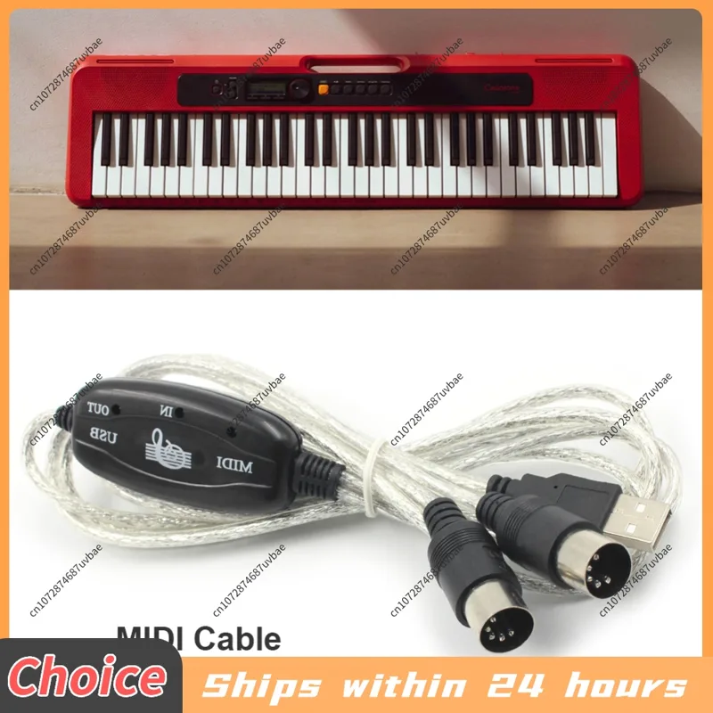 Musical Instrument Of Keyboard - Profesyonel MIDI Kablosu USB IN-OUT PC'den