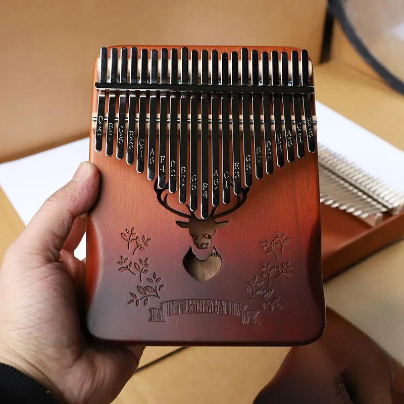 Musical Instrument Of Keyboard - Masif Ahşap Kalimba 21 Tuşlu Başlangıç