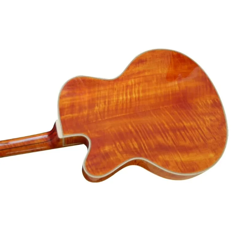 Musical Instrument Jazz - Archtop Caz Gitarı, Abanoz Oymalı, Özelleştirilebilir