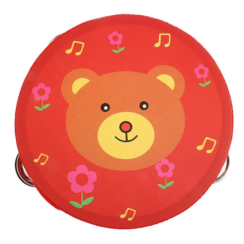 Tambourine Hand Drum - El Çanı Ahşap Tef Perküsyon Oyuncak
