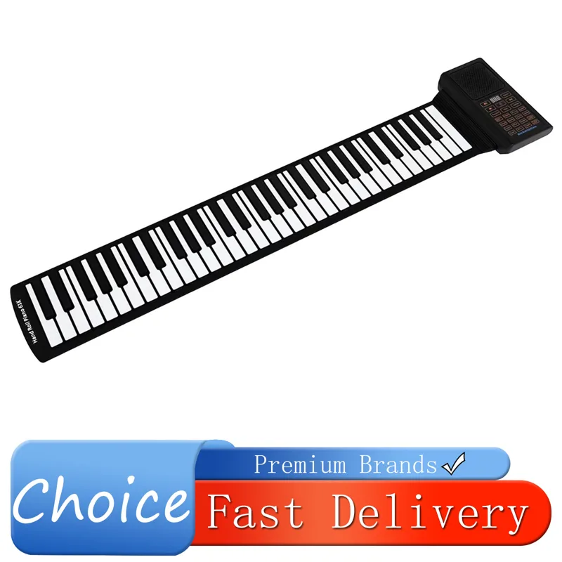 Musical Instrument Of Keyboard - 61 Tuşlu Mini Roll Up Piyano