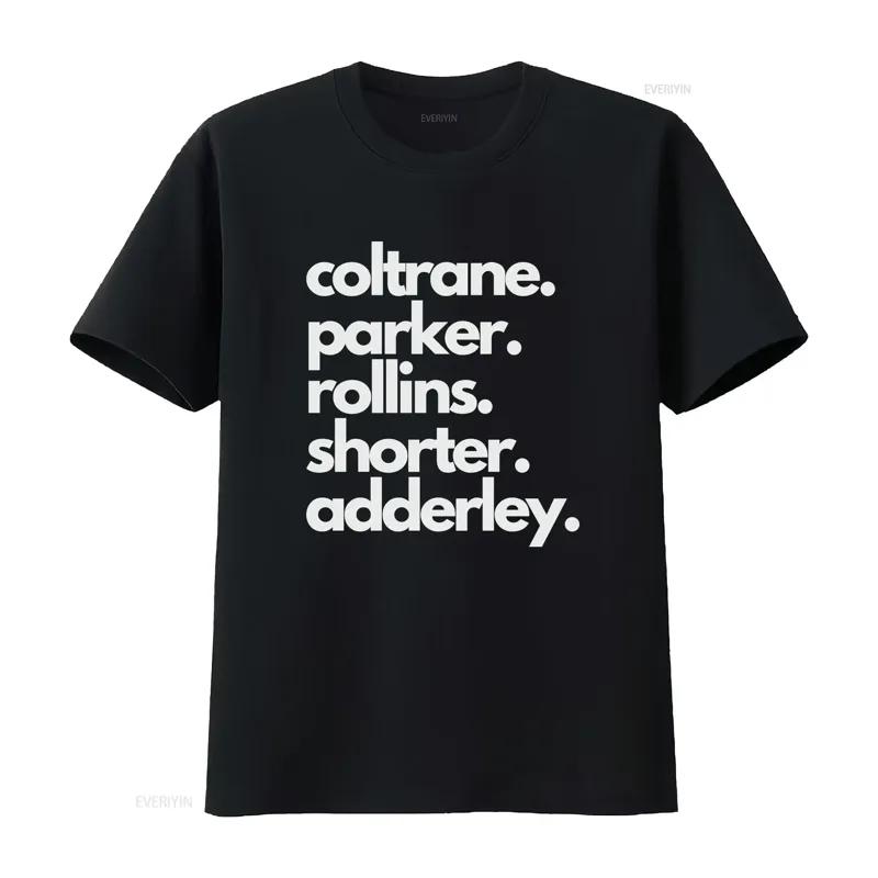 Musical Instrument Name - Caz Saksafon Efsanesi İsimleri T Shirt