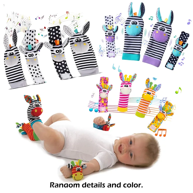 Musical Instrument Rattle - Bebek bebek bilek çıngırak çorap oyuncaklar