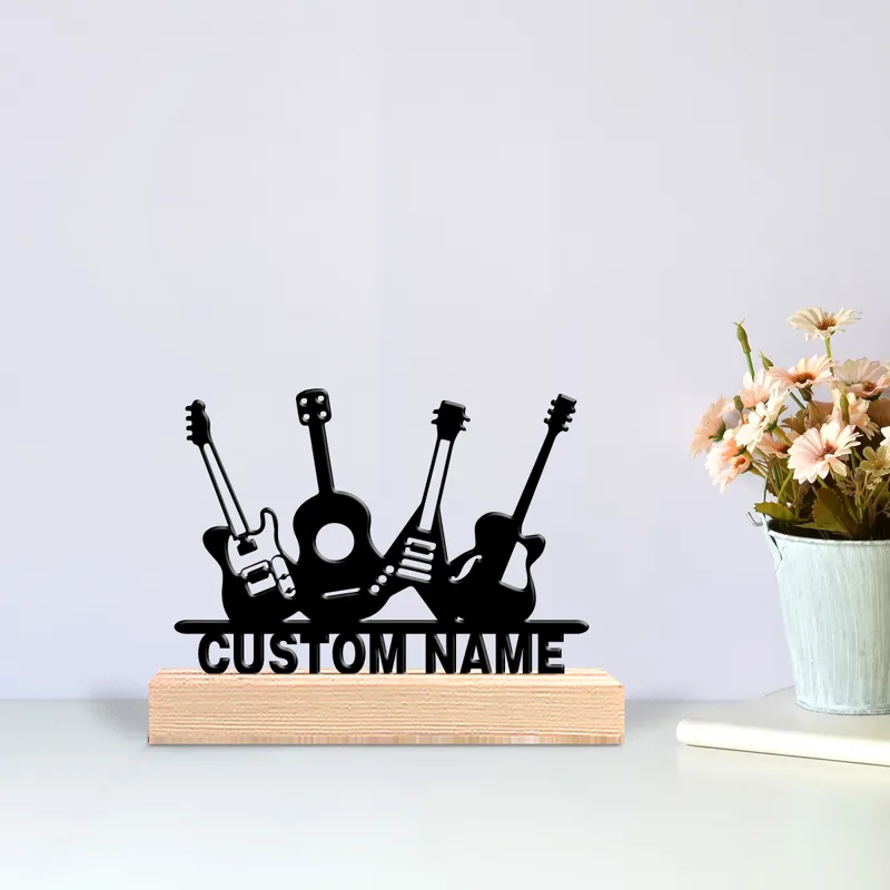 Musical Instrument Name - 1 adet Yaratıcı Müzik Aleti Özelleştirilmiş