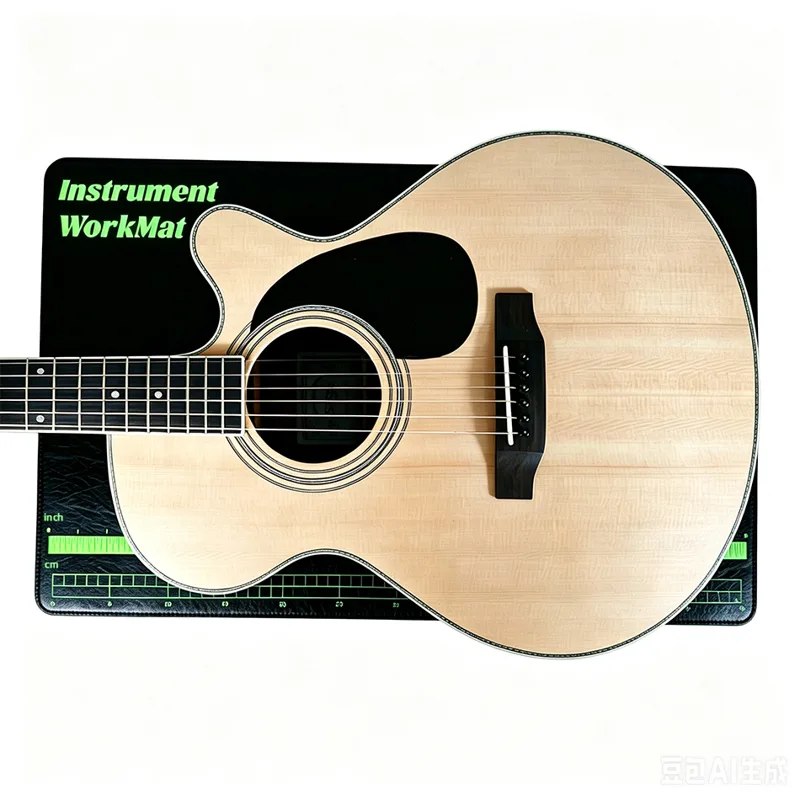 Musical Instrument Guitar - Enstrümanlar Deri İşleme Aletleri Ölçekli Cetvelli