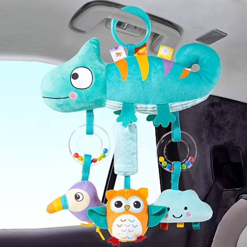 Musical Instrument Rattle - Yumuşak Karikatür Hayvan Asılı Çıngırak Oyuncak,
