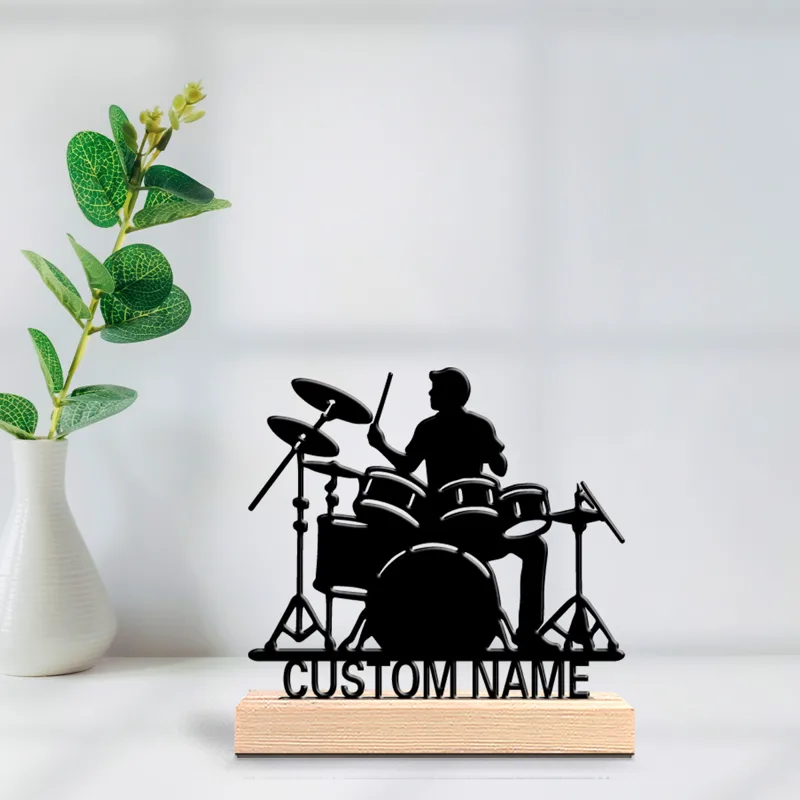 Musical Instrument Name - 1 adet Özel İsimli Davul Çalma