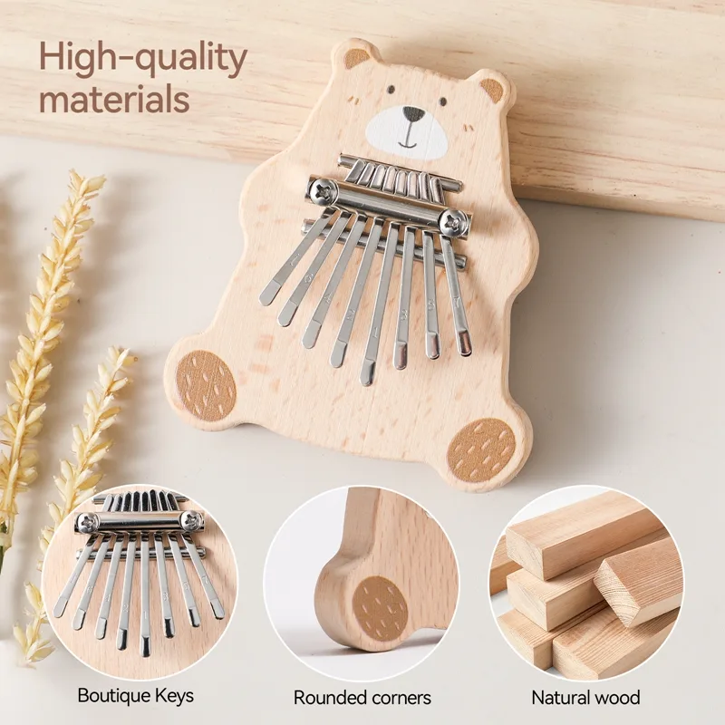 Musical Instrument Marimba - Montessori Oyuncaklar Mini Kalimba Zarif Parmak