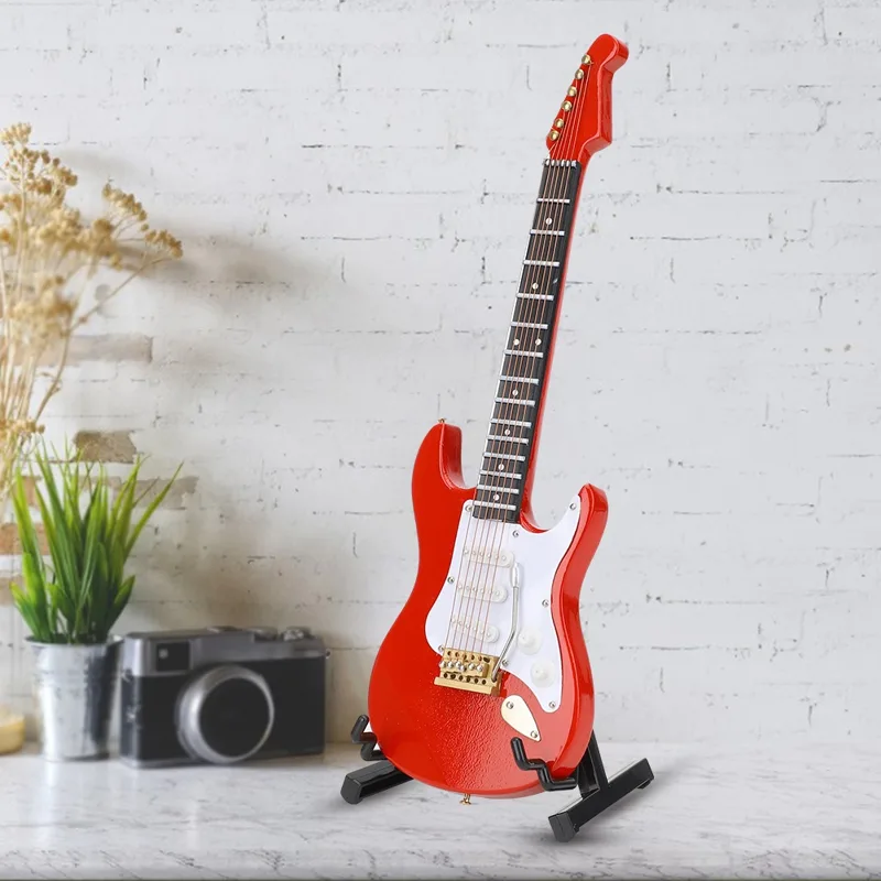Minyatür Kırmızı Elektro Gitar - Musical Instrument Guitar incelemesi ve fiyatı