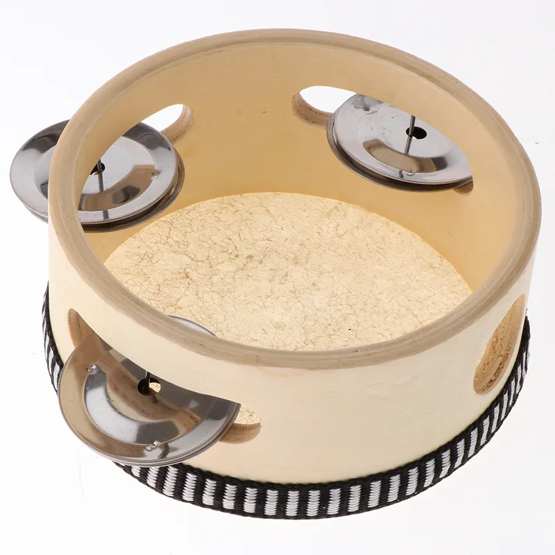 Ahşap Müzikal Tef, Vurmalı Çal - Tambourine Hand Drum incelemesi ve fiyatı