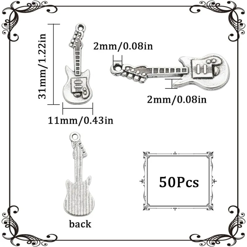 1 kutu 50 adet Vintage gitar t - Musical Instrument Guitar incelemesi ve fiyatı