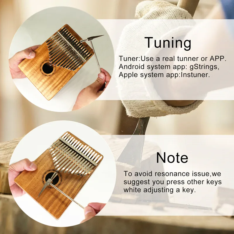 JDR 17 Tuşlu Parmak Kalimba Ma - Musical Instrument Marimba incelemesi ve fiyatı