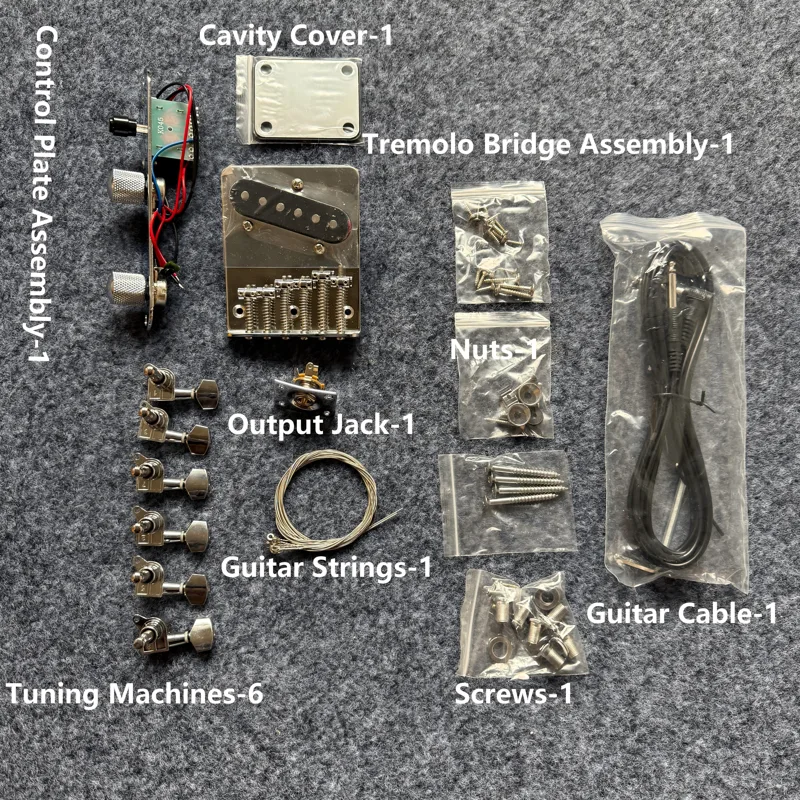 El Yapımı DIY Yarı Mamul Elekt - Musical Instrument Guitar incelemesi ve fiyatı