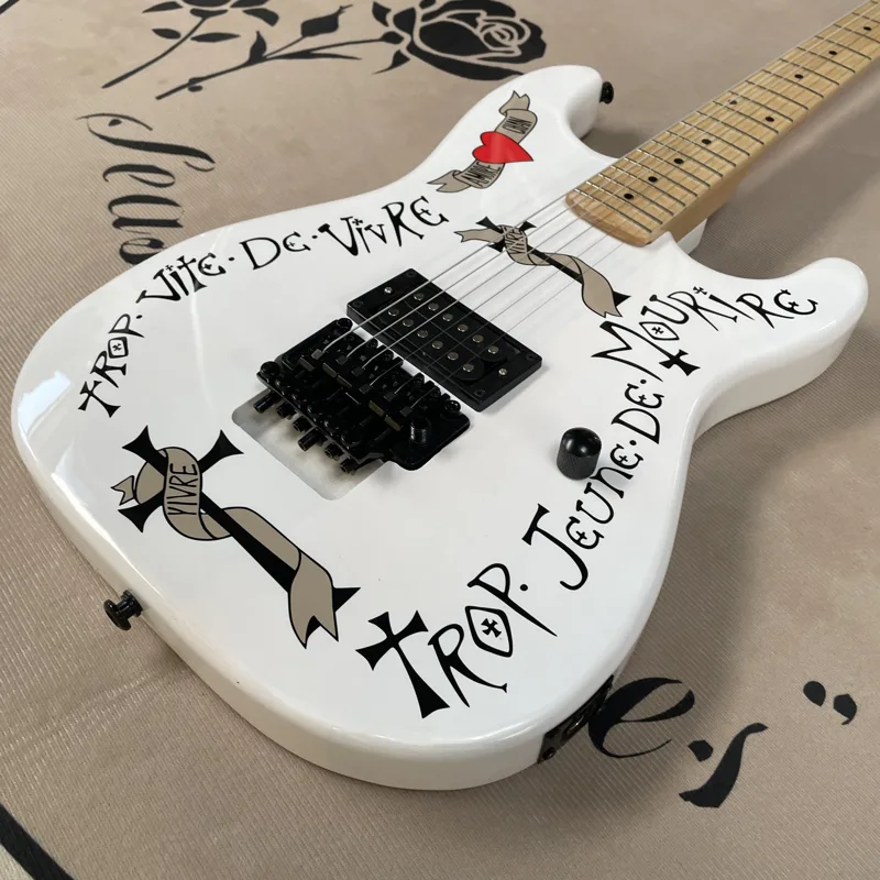 6 Telli Beyaz Floyd Elektro Gi - Musical Instrument Guitar incelemesi ve fiyatı