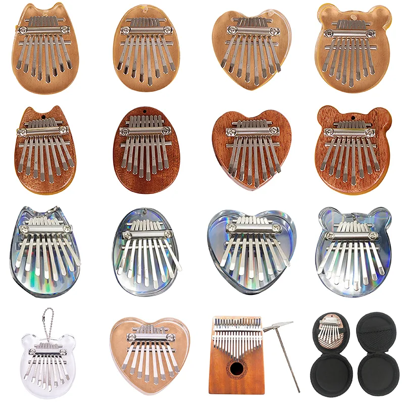 8 tuşları Kalimba başparmak pi - Musical Instrument Of Africa incelemesi ve fiyatı