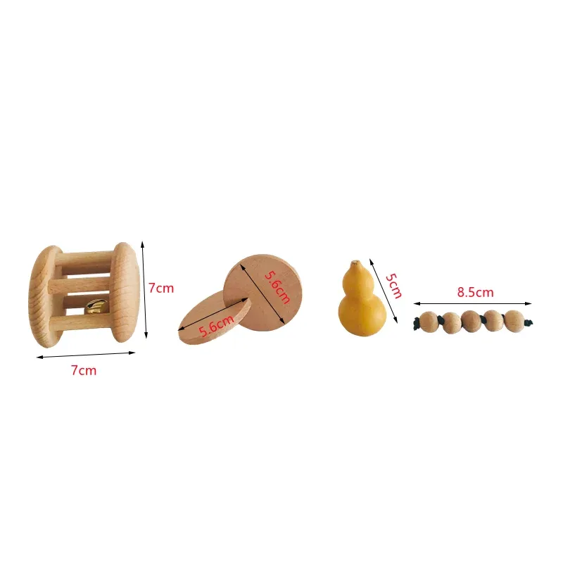 Montessori ahşap çan çıngırak  - Musical Instrument Rattle incelemesi ve fiyatı