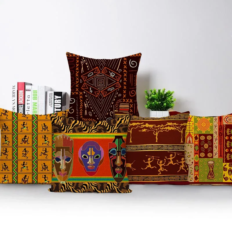Retro Afrika Kadın Minder Örtü - Musical Instrument Of Africa incelemesi ve fiyatı