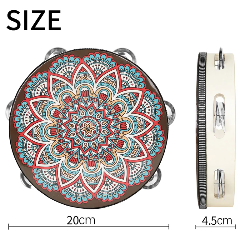 IRIN 8 Inç Tek Sıra Antik Tarz - Tambourine Hand Drum incelemesi ve fiyatı