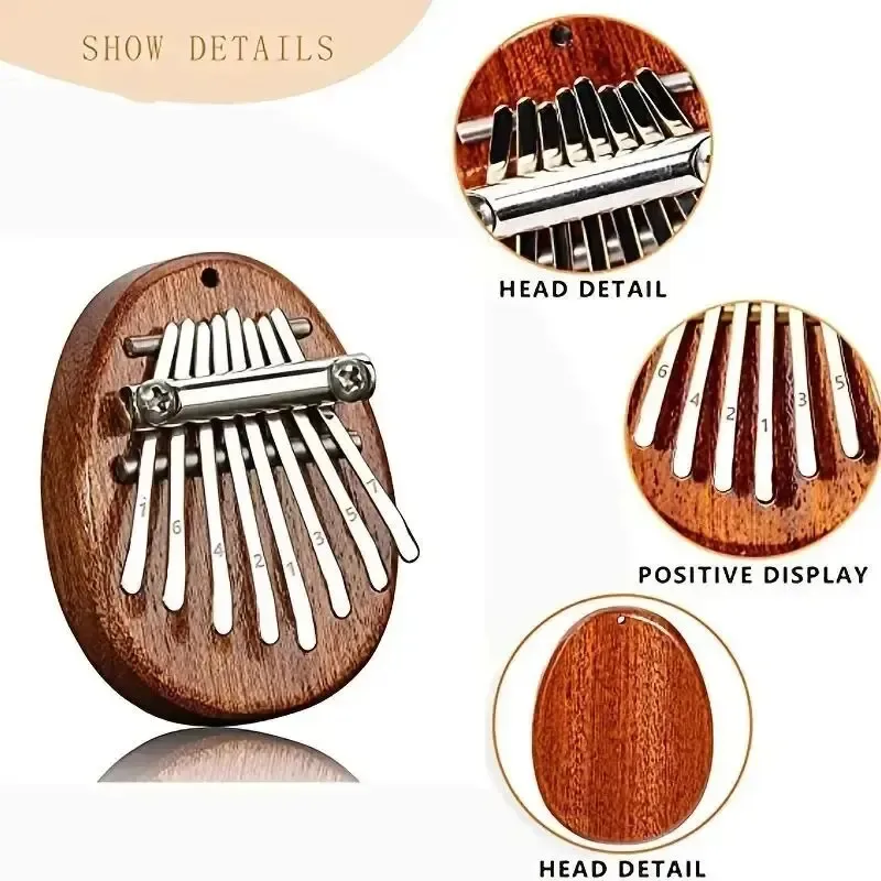 8'li Mini Ahşap Kalimba Yüksek - Musical Instrument Marimba incelemesi ve fiyatı