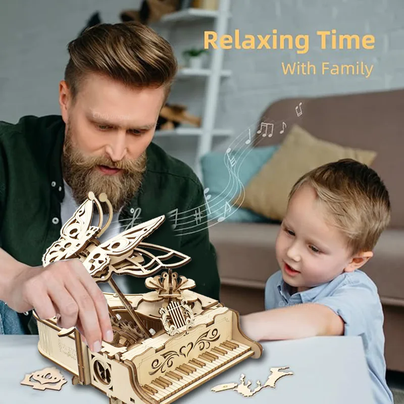 3D Ahşap Yapboz Müzik Kutusu P - Musical Instrument Tabla incelemesi ve fiyatı