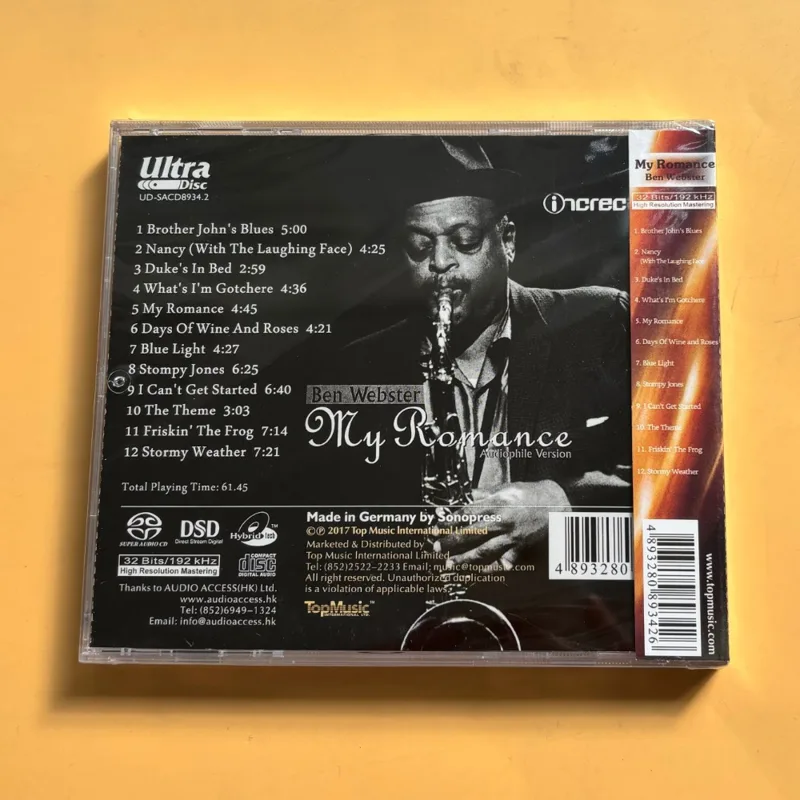 Ben Webster My Romance Caz CD' - Musical Instrument Jazz incelemesi ve fiyatı